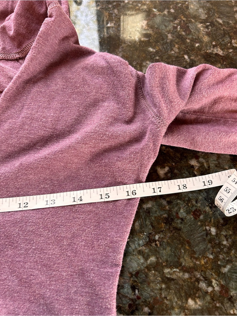 Lucy Soy and Cotton Blend Plum Purple Lightweight Hoodie. Deep V. Pilates. Yoga. - Picture 5 of 7